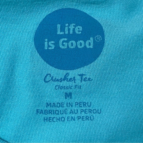 LIFE IS GOOD / Women’s “Happy Hour” Vneck Crusher Tee Classic Fit Size M - Picture 3 of 8